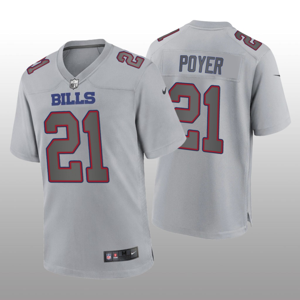 Buffalo Bills Jordan Poyer Gray Jersey Atmosphere Fashion Game - Men's