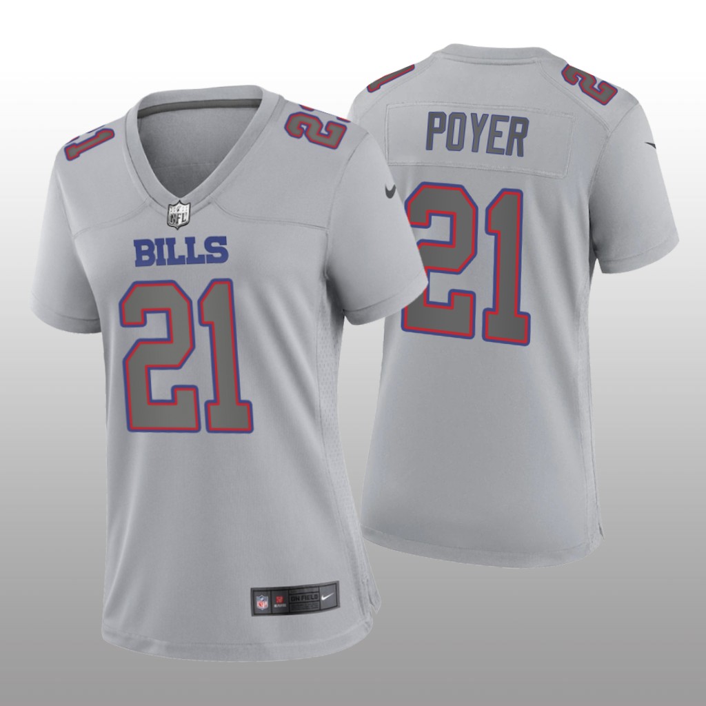 Buffalo Bills Jordan Poyer Gray Jersey Atmosphere Fashion Game - Women's
