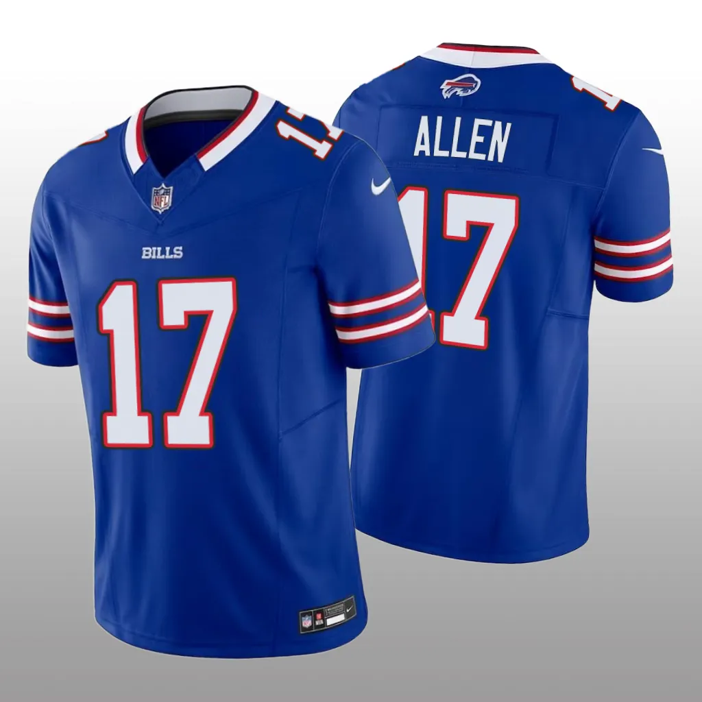 Buffalo Bills Josh Allen Royal Jersey Vapor F.U.S.E. Limited Men's