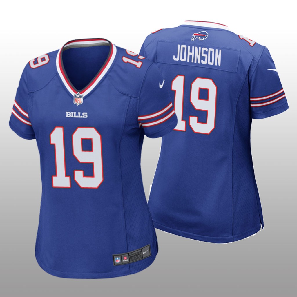 Buffalo Bills KeeSean Johnson Royal Jersey Game - Women's