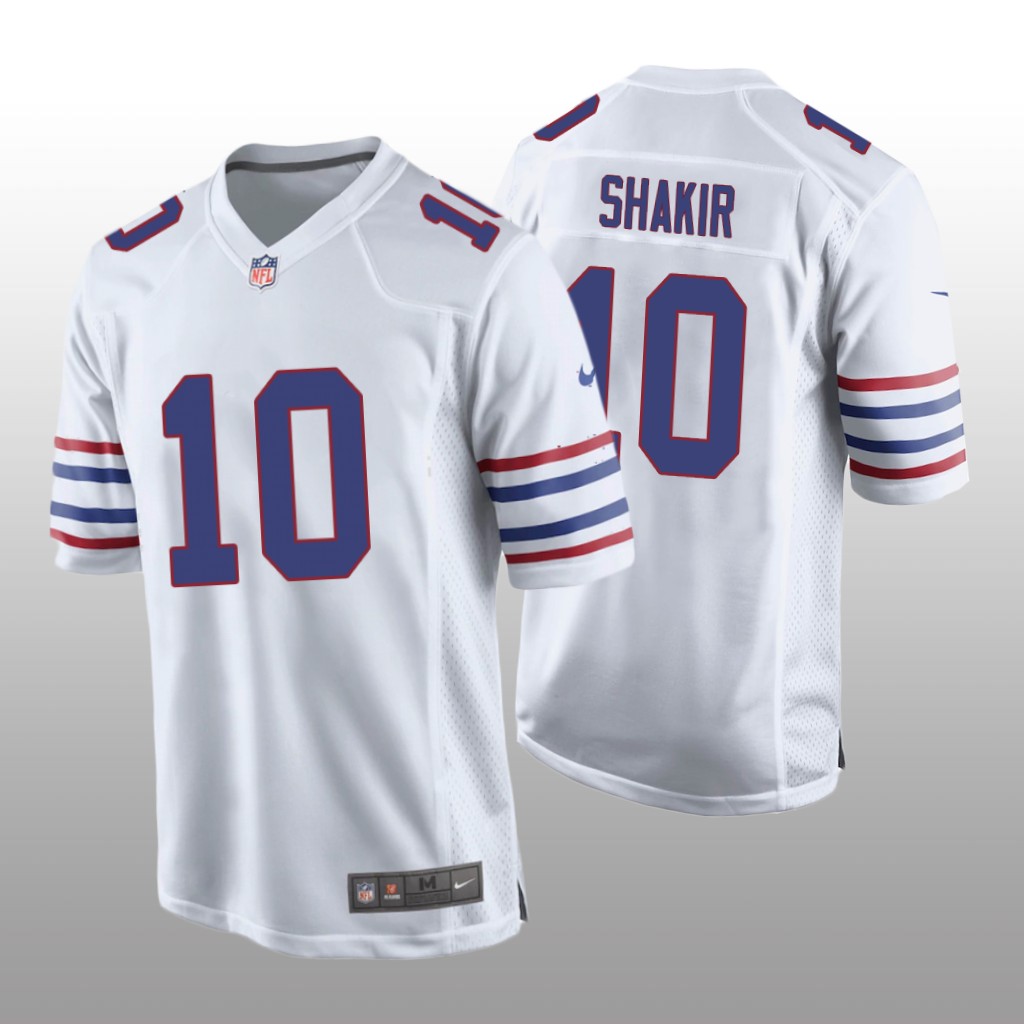 Buffalo Bills Khalil Shakir White Jersey Alternate Game - Men's