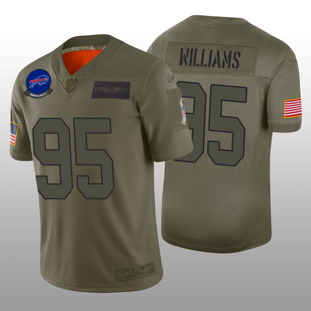 Buffalo Bills Kyle Williams Camo Limited Jersey 2019 Salute to Service - Men's