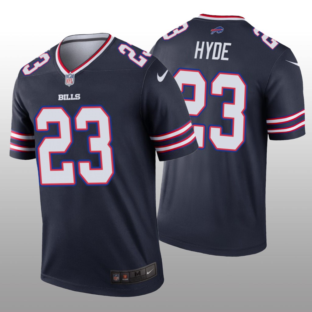 Buffalo Bills Micah Hyde Navy Jersey Inverted Legend - Men's