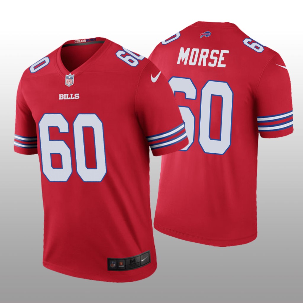 Buffalo Bills Mitch Morse Red Jersey Color Rush Legend - Men's