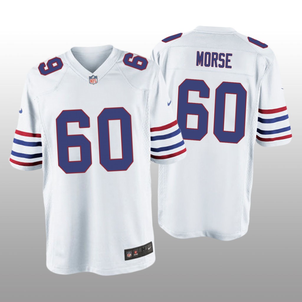 Buffalo Bills Mitch Morse White Jersey Alternate Game - Men's