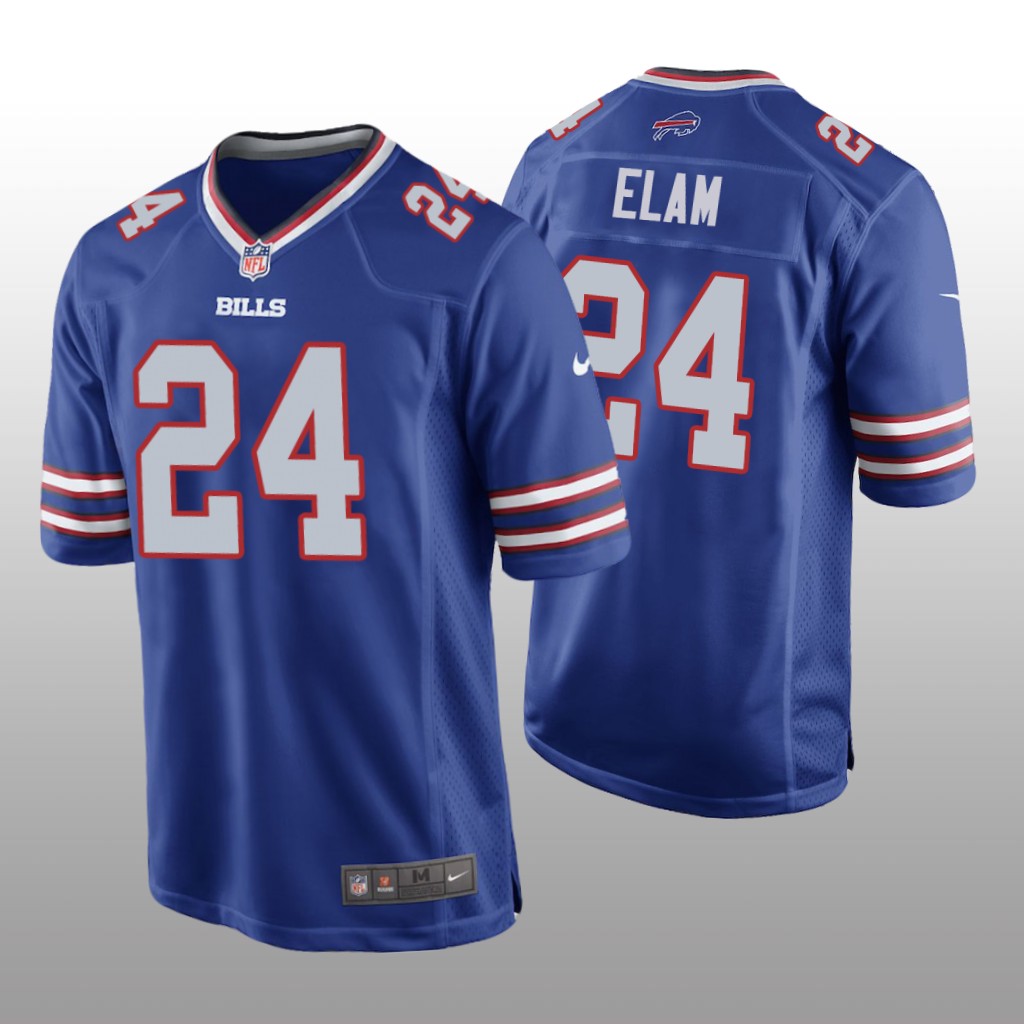 Buffalo Bills Royal 2022 NFL Draft Kaiir Elam Game Jersey