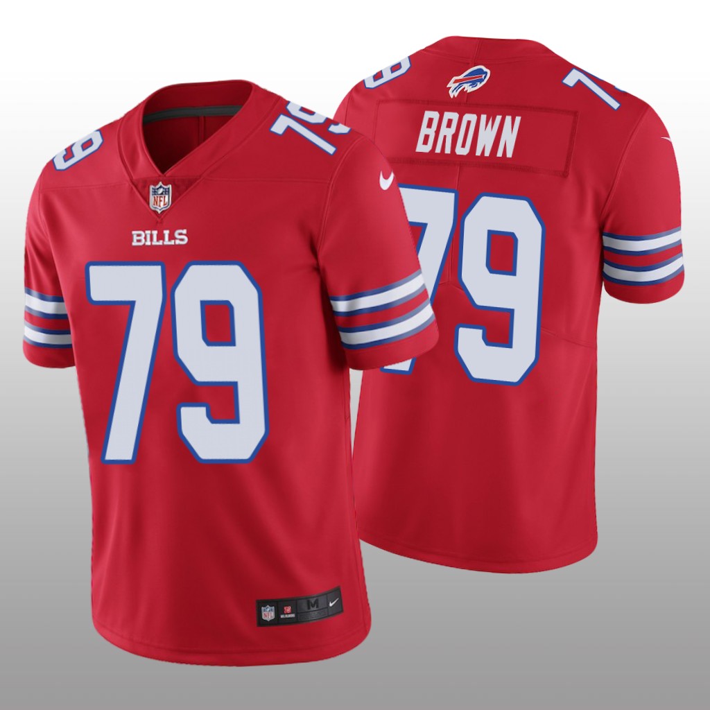 Buffalo Bills Spencer Brown Red Jersey Color Rush Limited - Men's