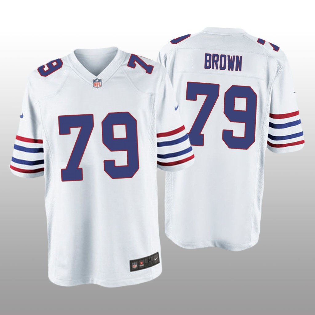 Buffalo Bills Spencer Brown White Jersey Alternate Game - Men's