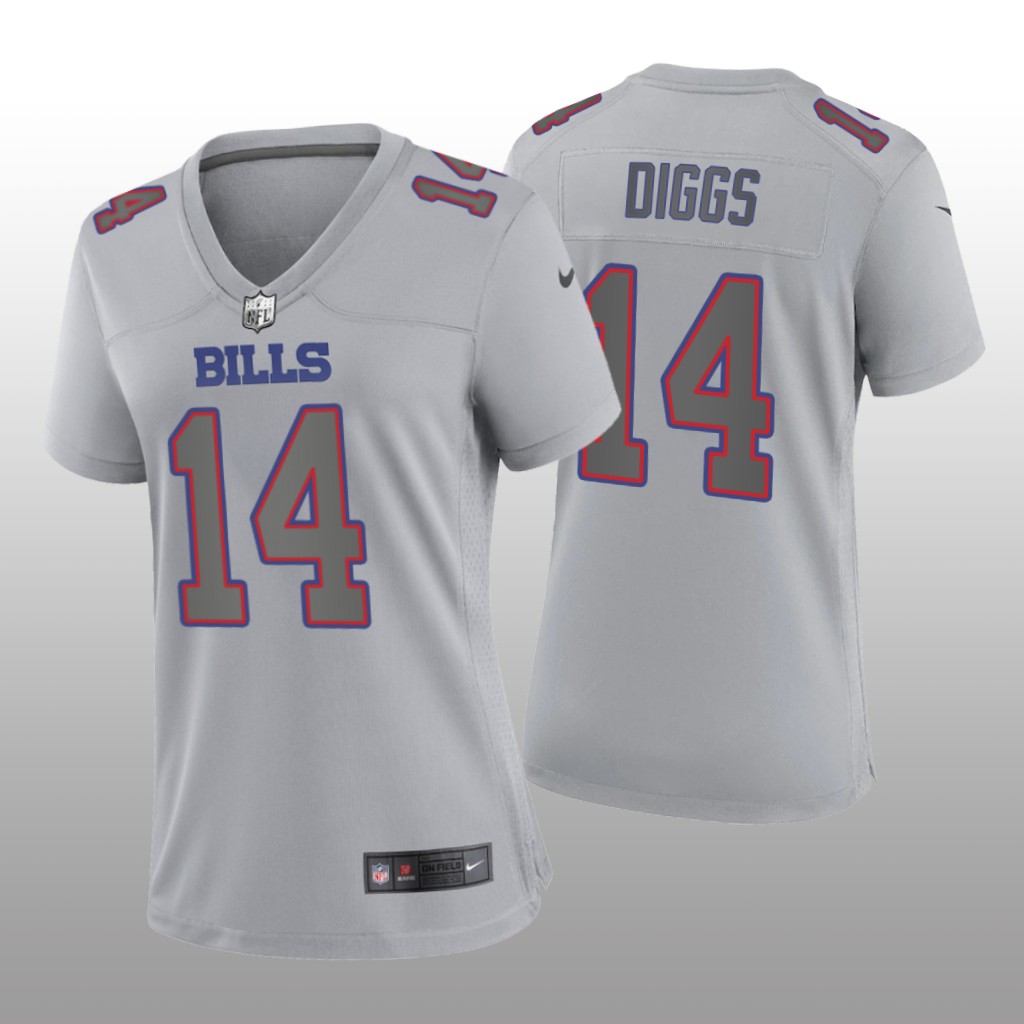 Buffalo Bills Stefon Diggs Gray Jersey Atmosphere Fashion Game - Women's