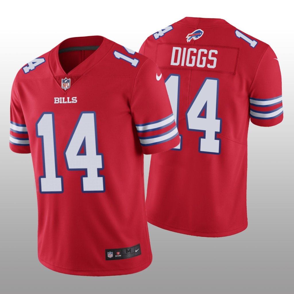 Buffalo Bills Stefon Diggs Red Jersey Vapor Limited - Men's