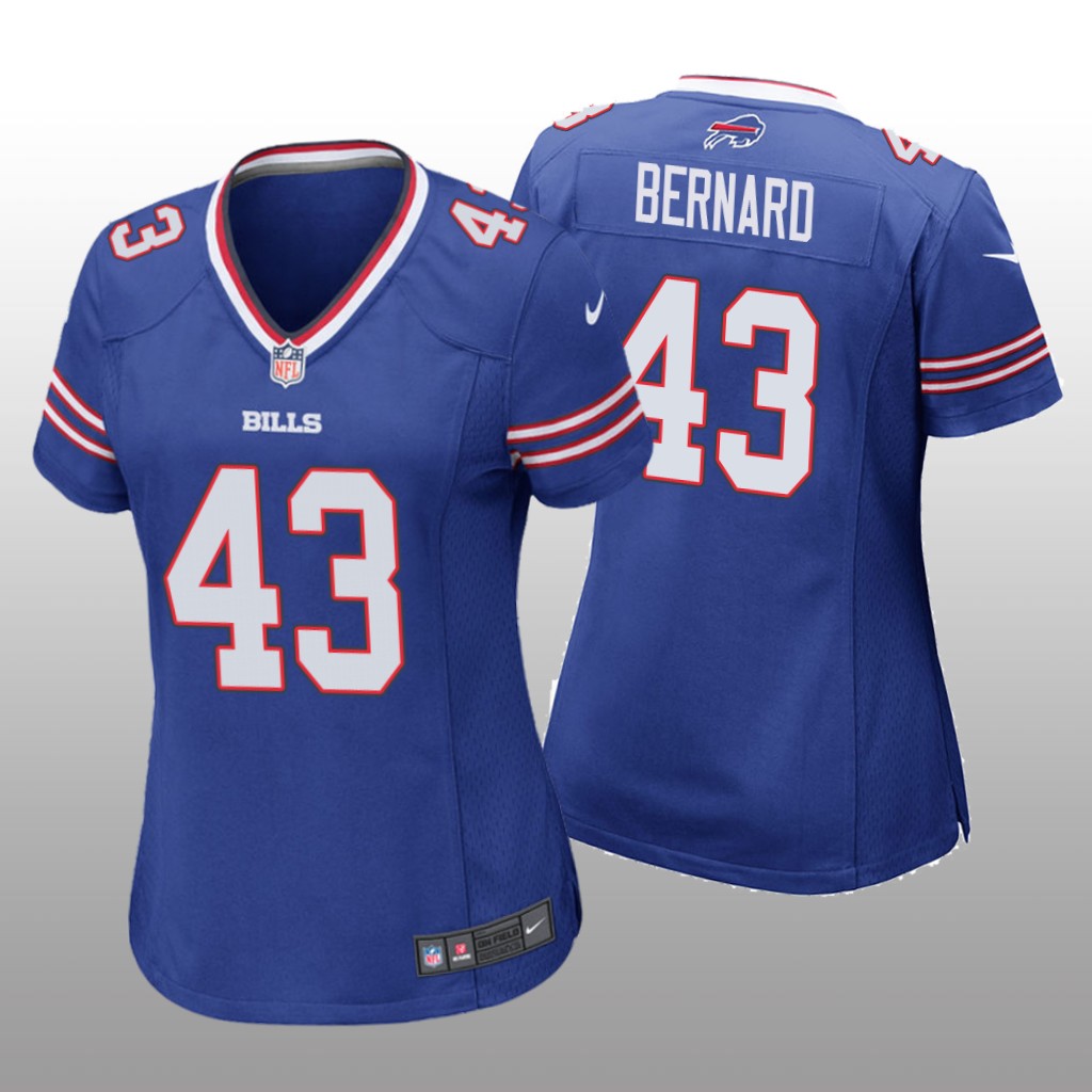 Buffalo Bills Terrel Bernard Royal Jersey Game - Women's