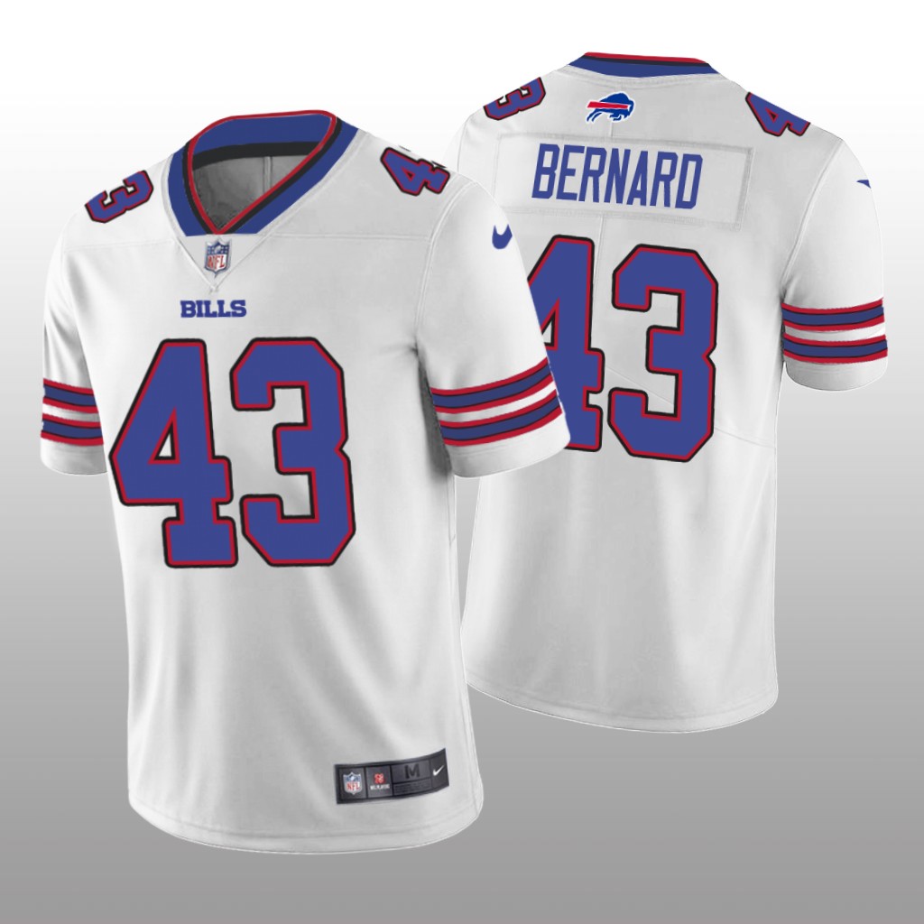 Buffalo Bills Terrel Bernard White Jersey Vapor Limited - Men's