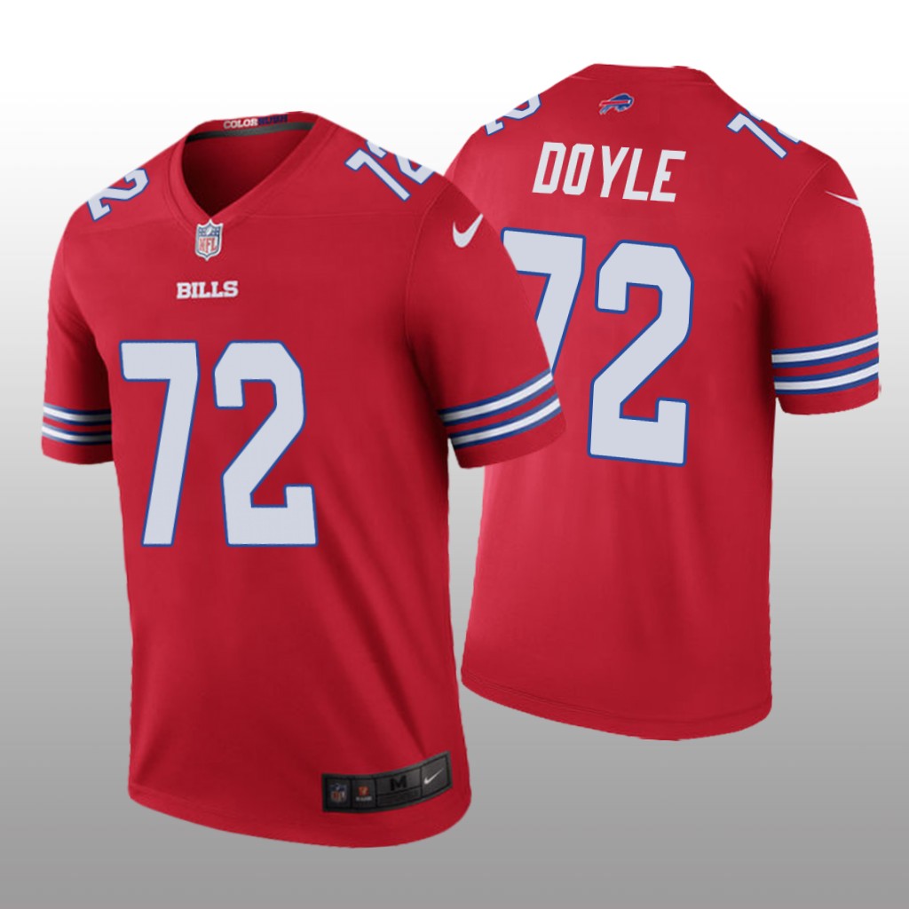 Buffalo Bills Tommy Doyle Red Jersey Color Rush Legend - Men's