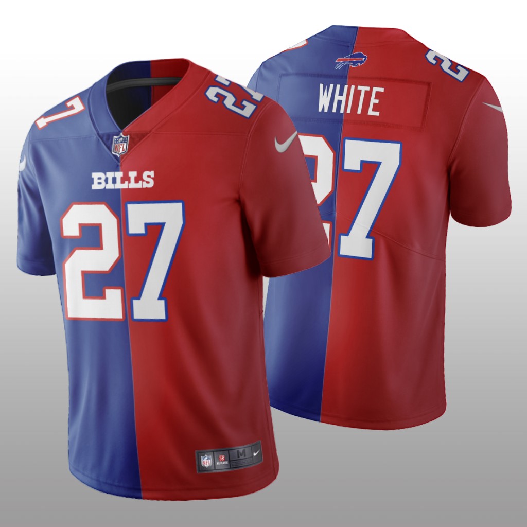 Buffalo Bills Tre'Davious White Royal Red Vapor Limited Split Jersey Two Tone - Men's