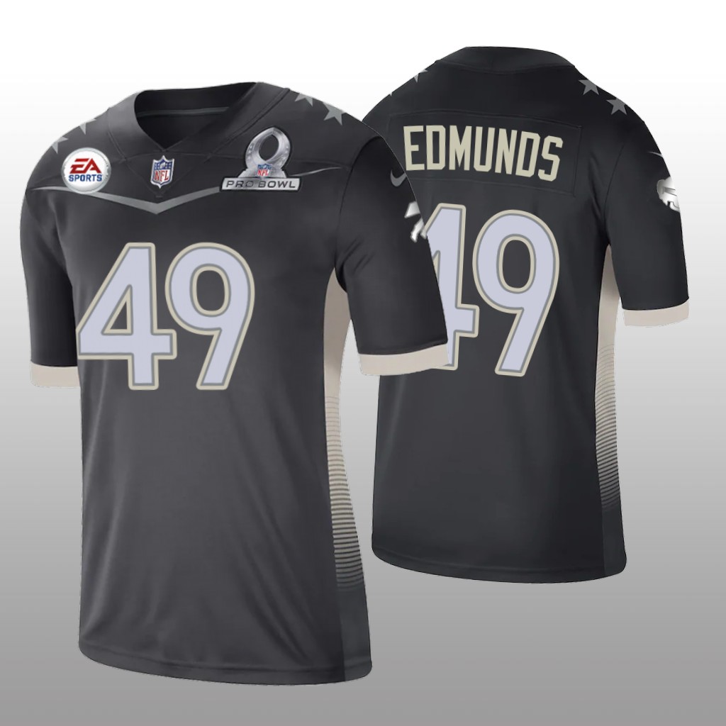 Buffalo Bills Tremaine Edmunds Anthracite Jersey 2021 AFC Pro Bowl Game - Men's