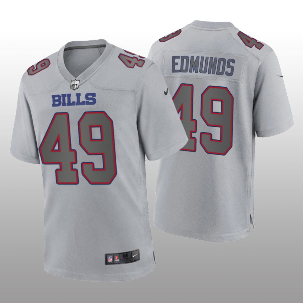 Buffalo Bills Tremaine Edmunds Gray Jersey Atmosphere Fashion Game - Men's