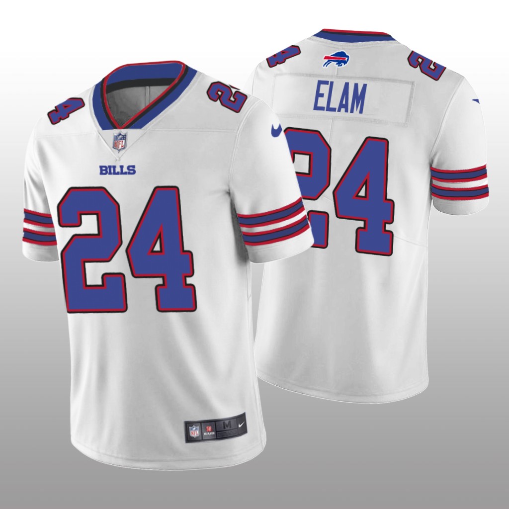 Buffalo Bills White 2022 NFL Draft Vapor Limited Kaiir Elam Jersey