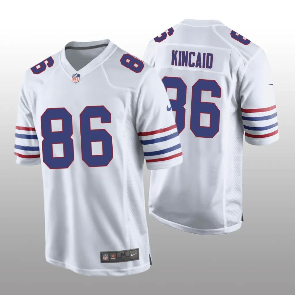 Buffalo Bills White 2023 NFL Draft Dalton Kincaid Alternate Game Jersey