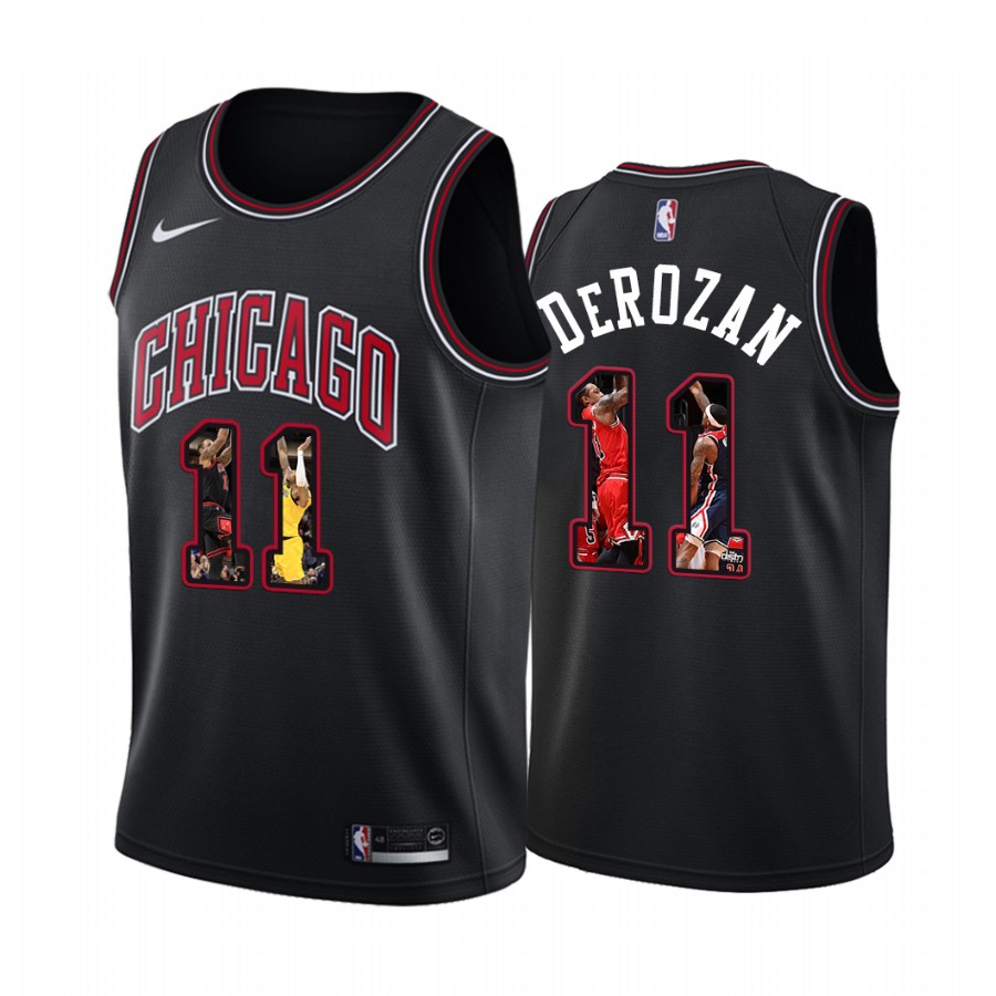 Bulls DeMar DeRozan #11 Seven-Game Win Streak commemorative Jersey