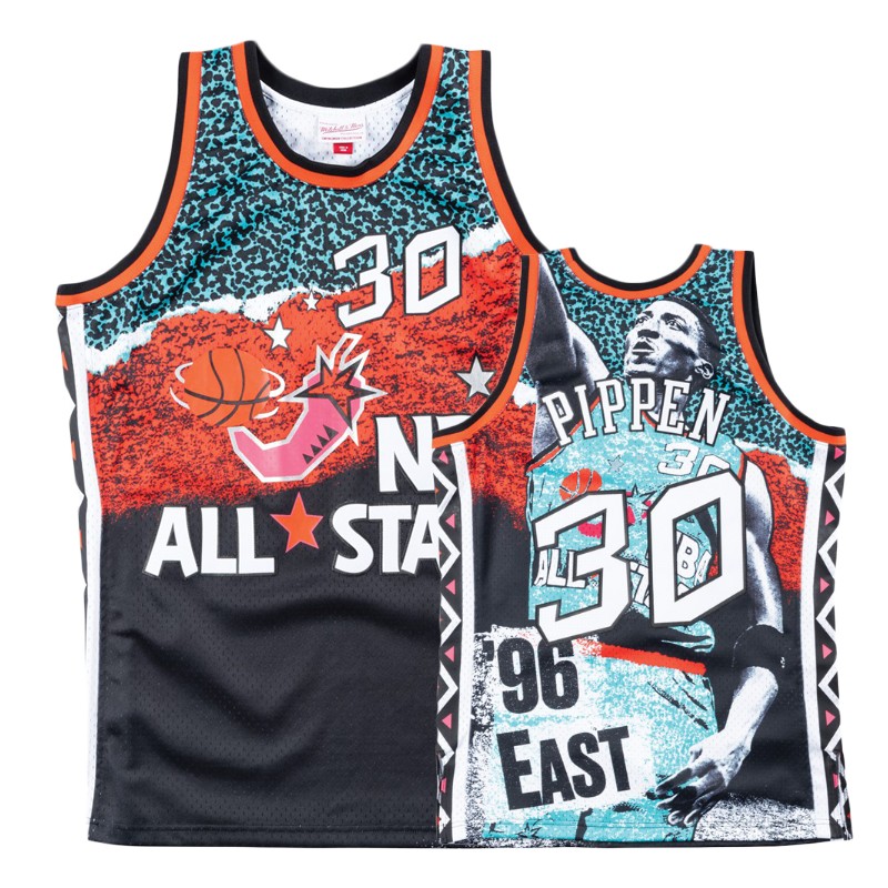 Bulls Men's Scottie Pippen #30 All-Star Image Jersey - Aqua