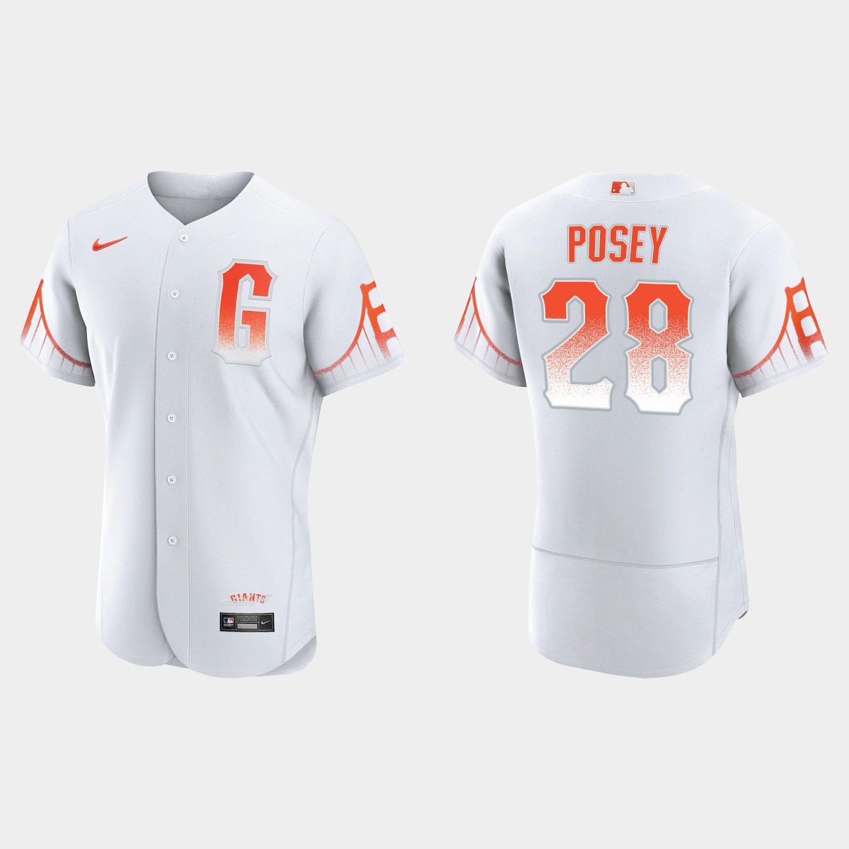 Buster Posey San Francisco Giants 2021 City Connect Jersey - White