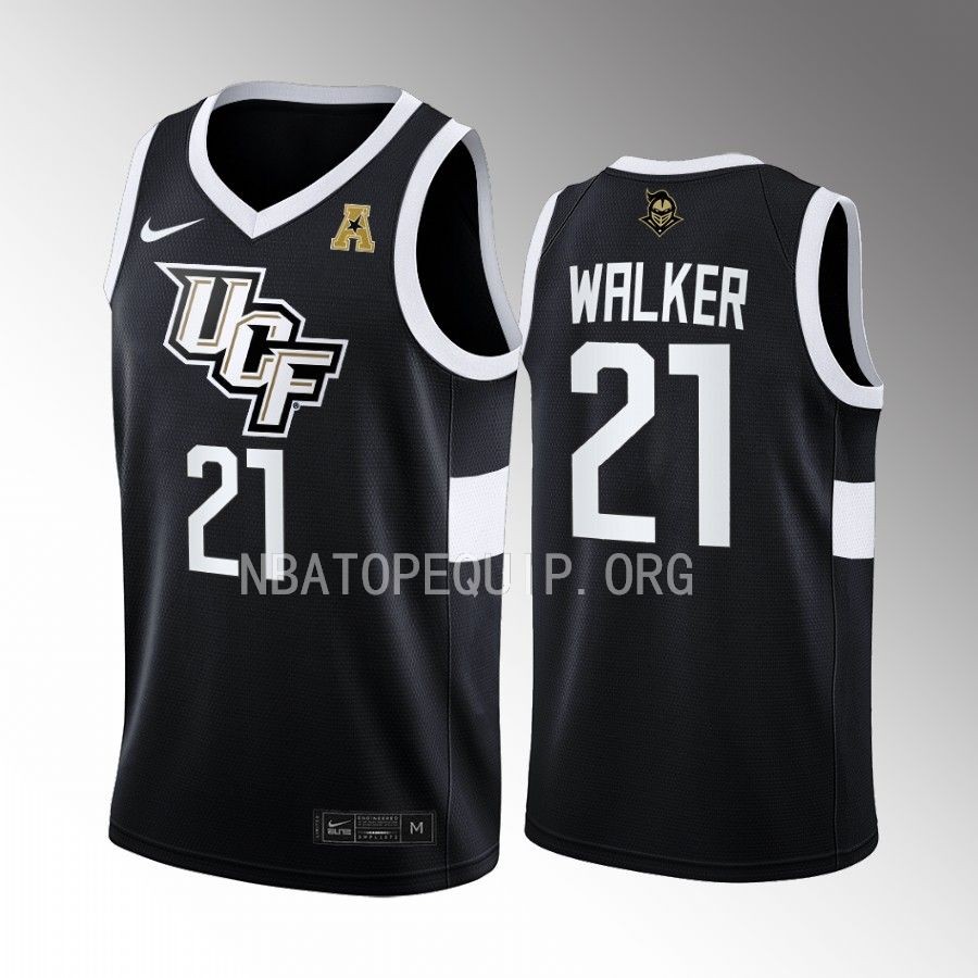 C.J. Walker UCF Knights Black Jersey 2022-23 College  Away