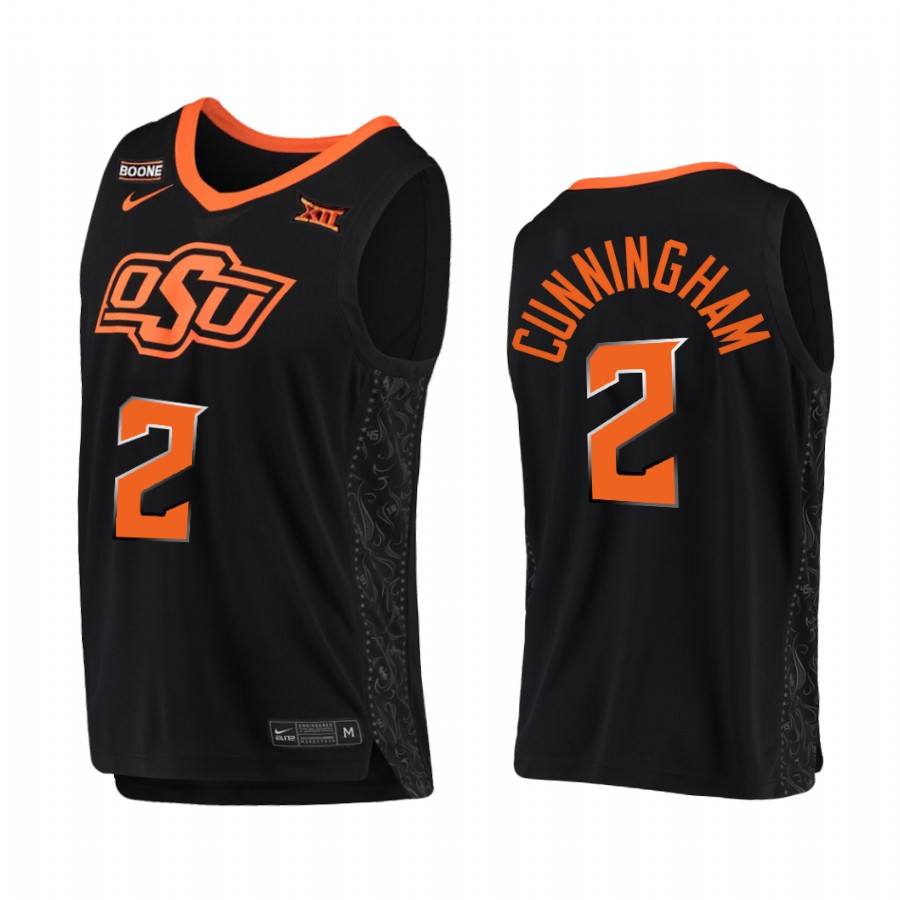 Cade Cunningham Oklahoma State Cowboys Blue Jersey 2021 NBA Top Prospect