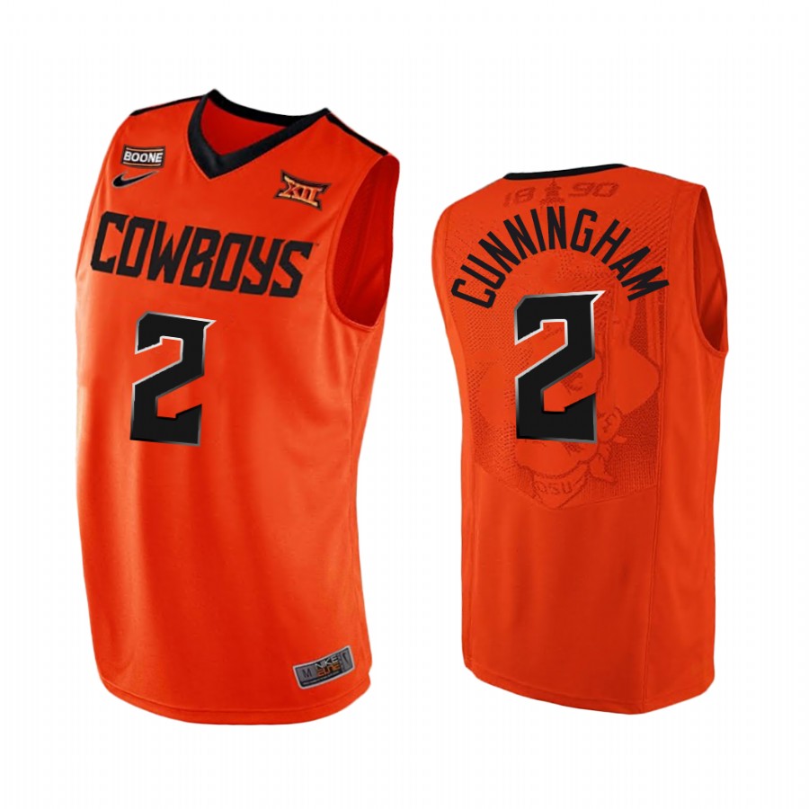 Cade Cunningham Oklahoma State Cowboys Orange Jersey College