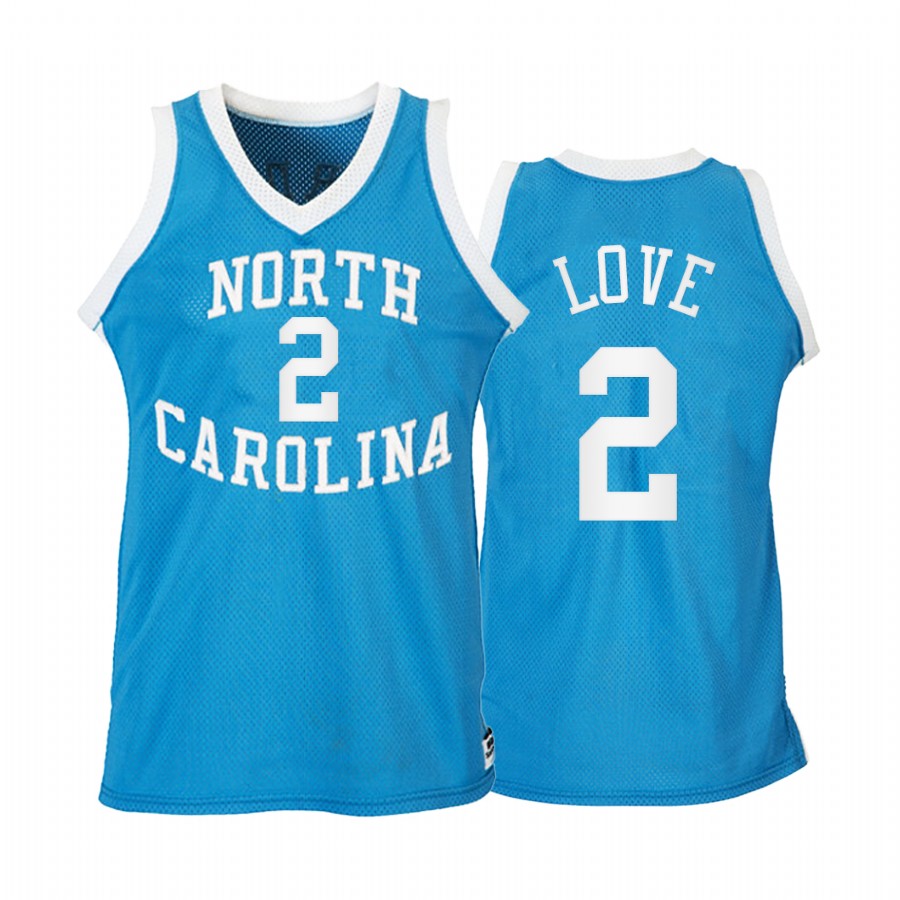 Caleb Love North Carolina Blue Jersey Heritage Road
