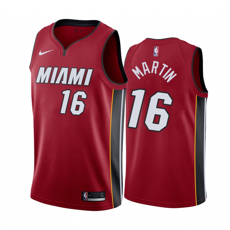 Caleb Martin Miami Heat 2021-22 Statement Edition Red #16 Jersey