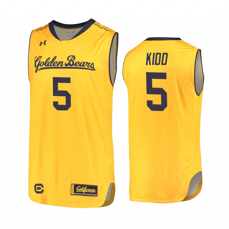 California Bears Jason Kidd #5 Yellow  College  Jersey