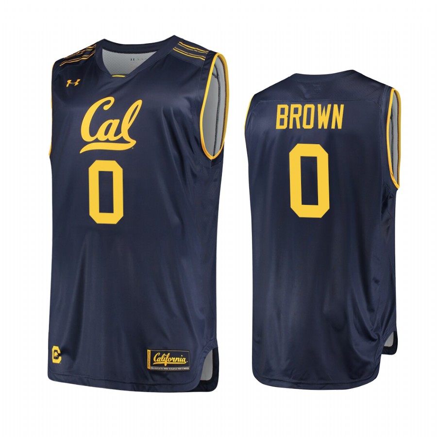 California Bears Jaylen Brown #0 Navy  College  Jersey