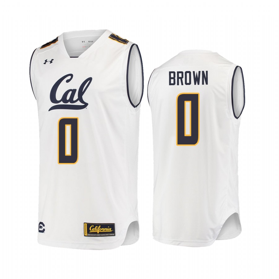 California Golden Bears Jaylen Brown White College  Jersey
