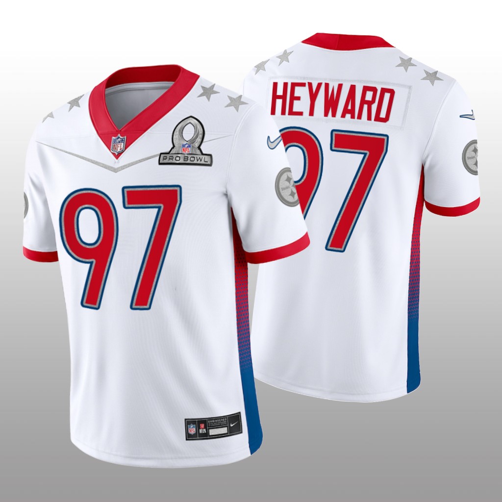 Cameron Heyward White Game Jersey 2022 AFC Pro Bowl - Men's