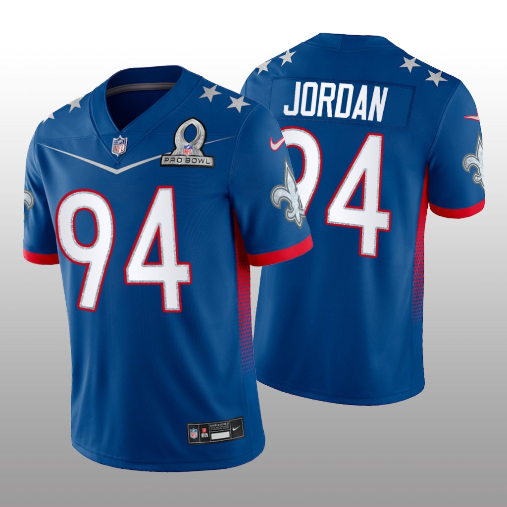 Cameron Jordan Royal Game Jersey 2022 NFC Pro Bowl - Men's