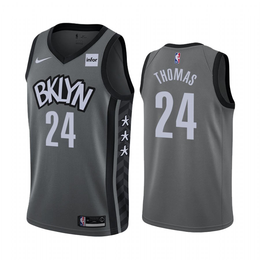 Cameron Thomas Brooklyn Nets 2021 Statement Edition Gray #24 Jersey