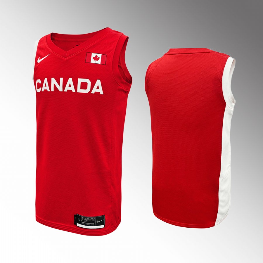 Canada Team 2023 FIBA  World Cup Red Jersey