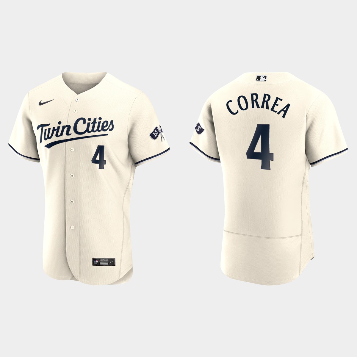 Carlos Correa Minnesota Twins 2023 Jersey - Cream
