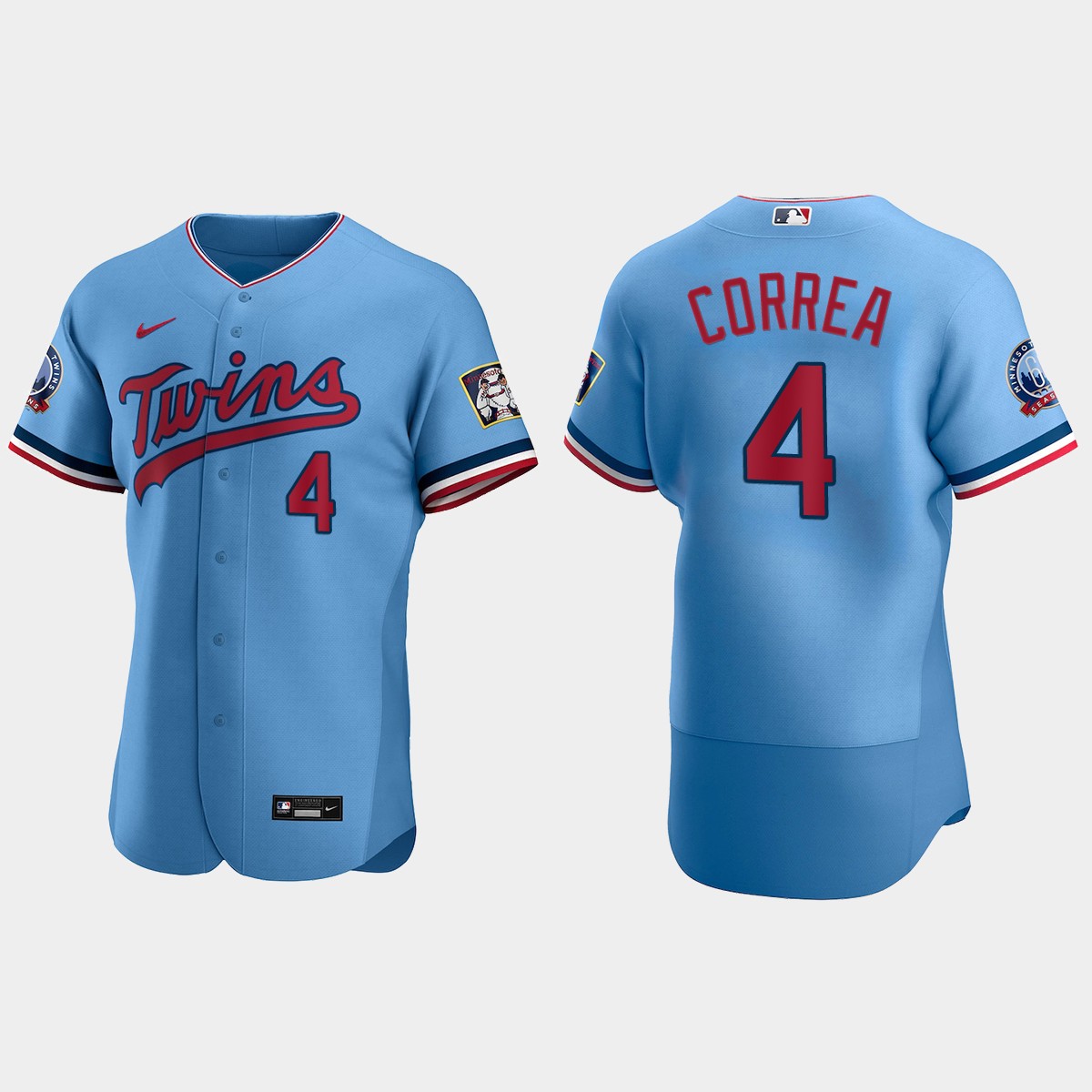 Carlos Correa Minnesota Twins Alternate Jersey - Light Blue