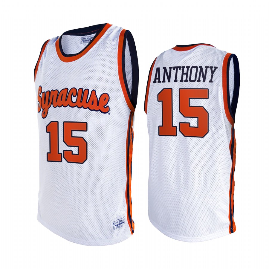Carmelo Anthony Syracuse Orange White Jersey 2021 Alumni Limited Retro