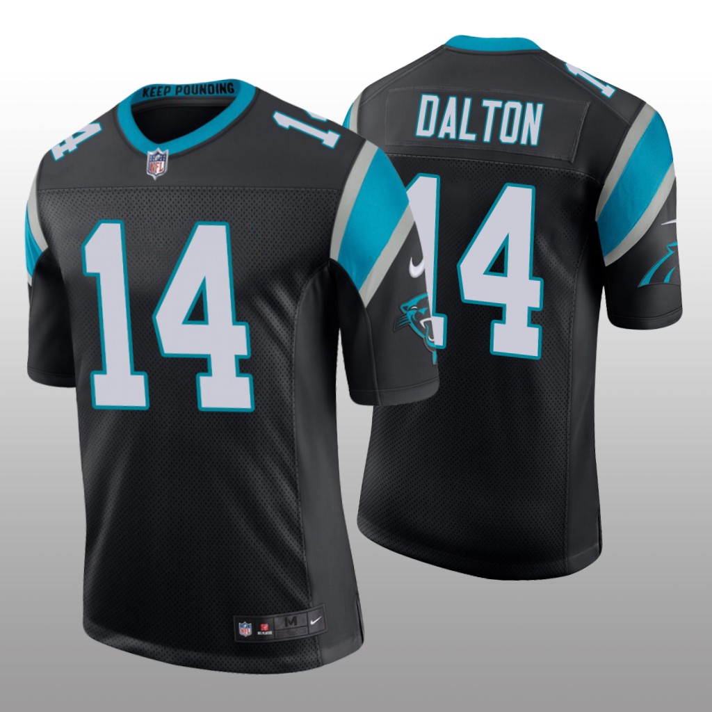 Carolina Panthers Andy Dalton Black Jersey Vapor Limited - Men's
