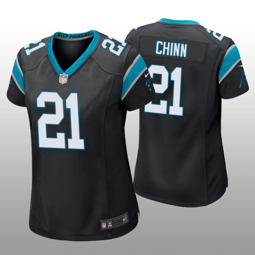 Carolina Panthers Black 2020 NFL Draft Jeremy Chinn Game Jersey
