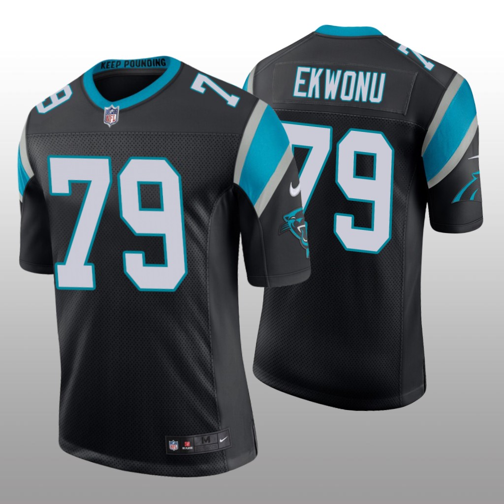 Carolina Panthers Black 2022 NFL Draft Vapor Limited Ikem Ekwonu Jersey
