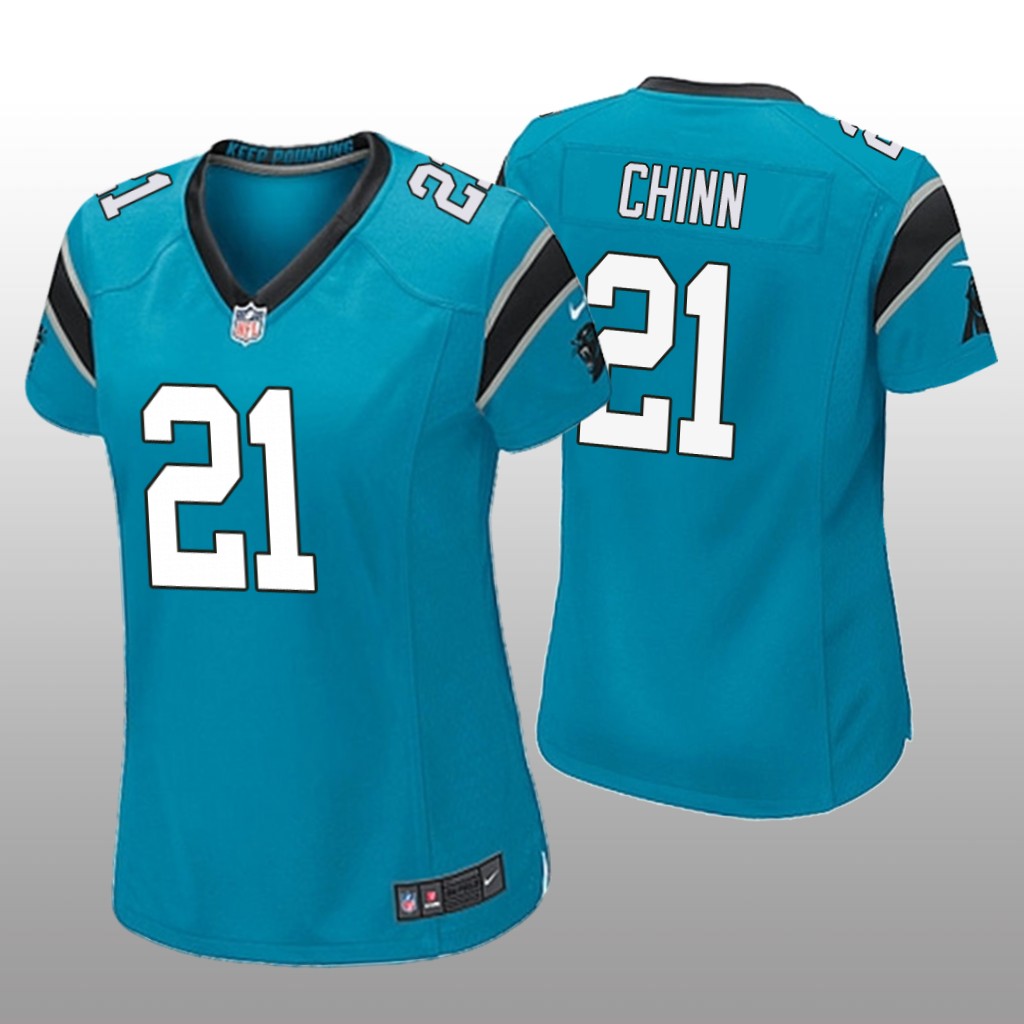 Carolina Panthers Blue 2020 NFL Draft Jeremy Chinn Game Jersey