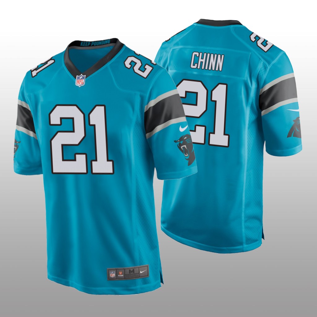 Carolina Panthers Blue 2020 NFL Draft Jeremy Chinn Game Jersey