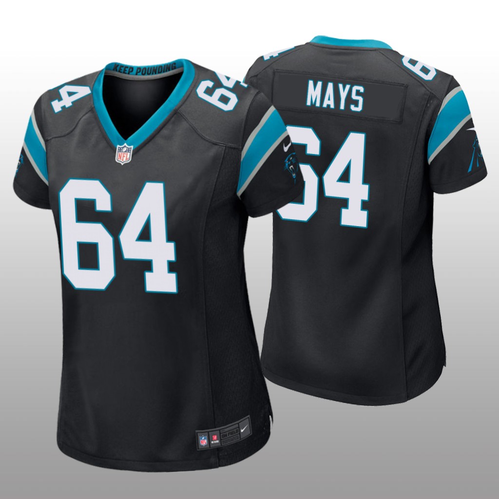 Carolina Panthers Cade Mays Black Jersey Game - Women's