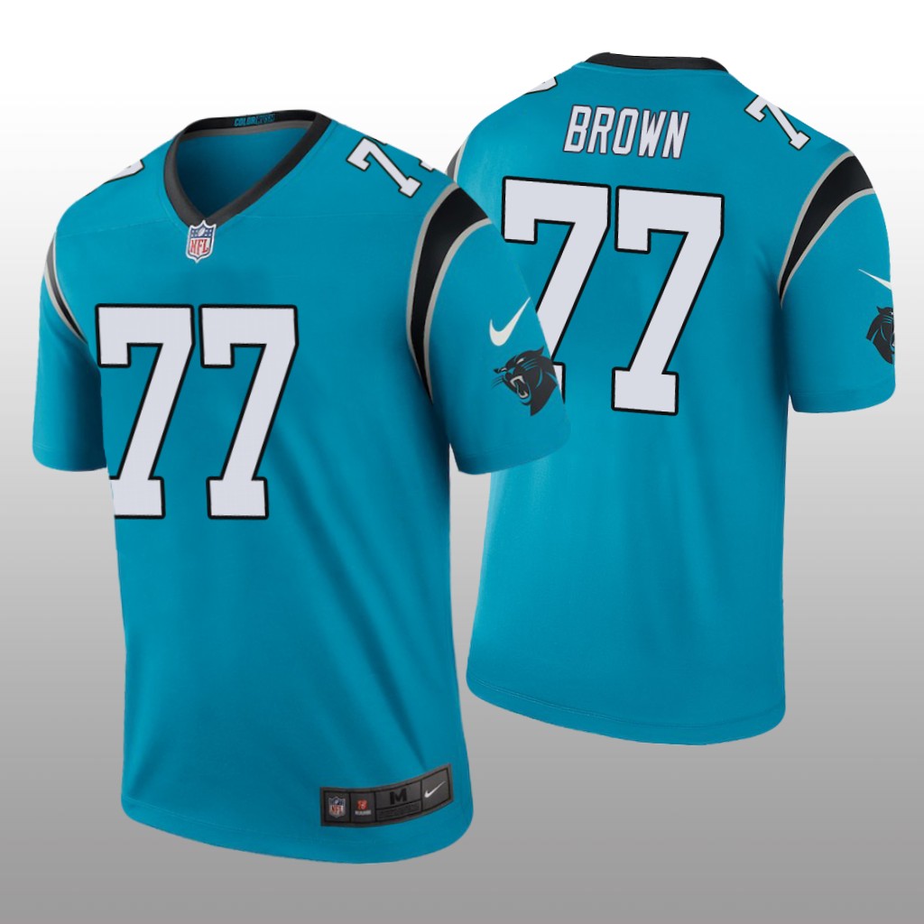 Carolina Panthers Deonte Brown Blue Jersey Color Rush Legend - Men's