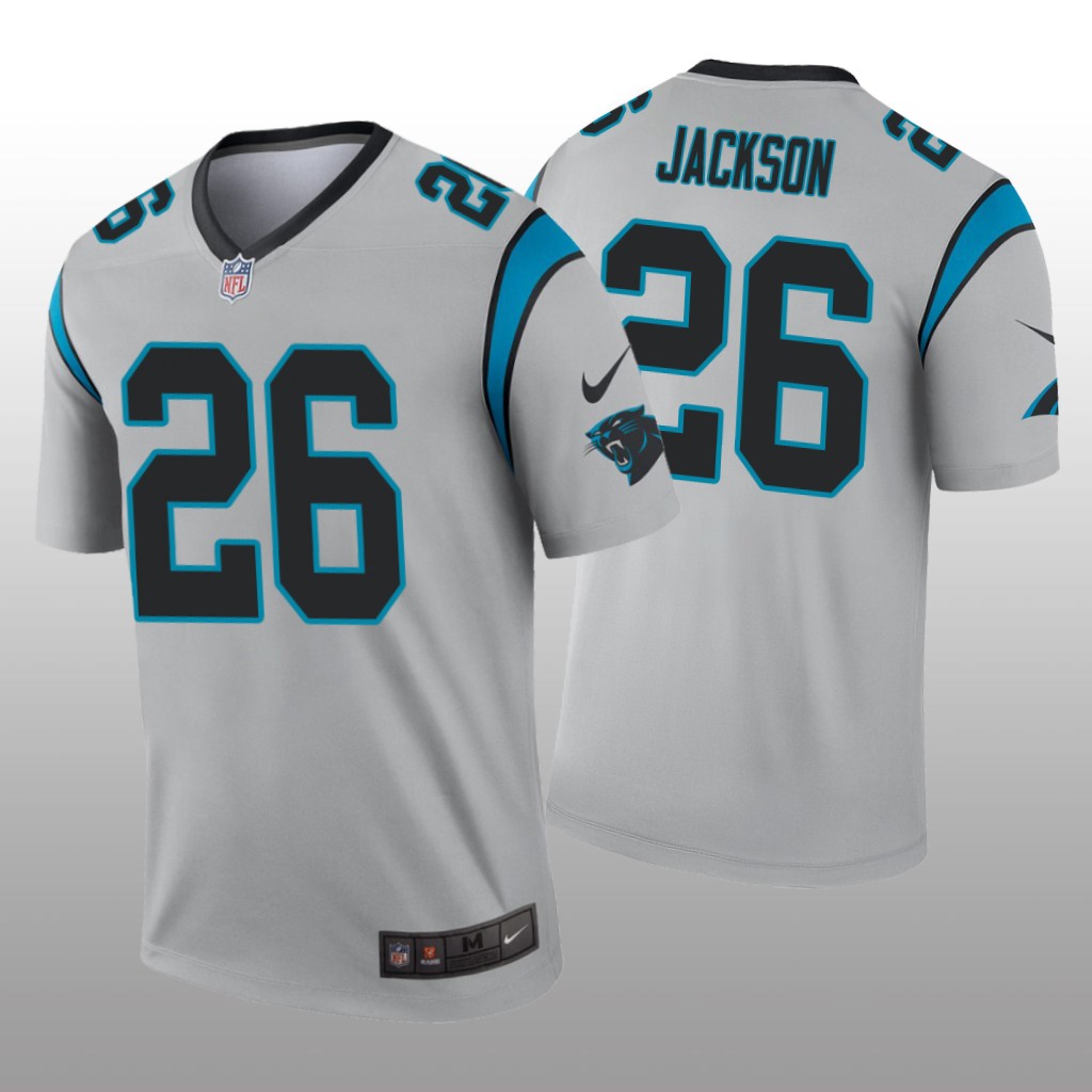 Carolina Panthers Donte Jackson Silver Jersey Inverted Legend - Men's