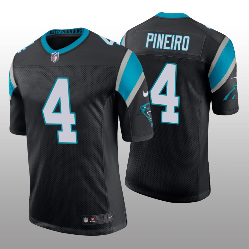 Carolina Panthers Eddy Pineiro Black Jersey Vapor Limited - Men's