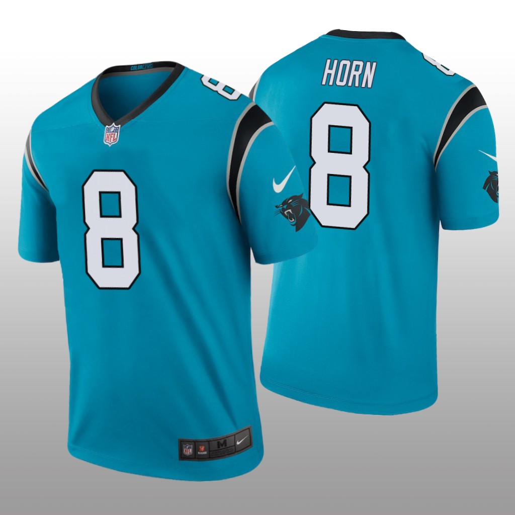 Carolina Panthers Jaycee Horn Blue Jersey Color Rush Legend - Men's